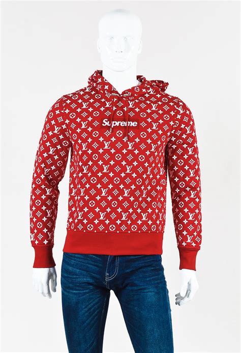 replica supreme louis vuitton hoodie|Louis Vuitton supreme red hoodie.